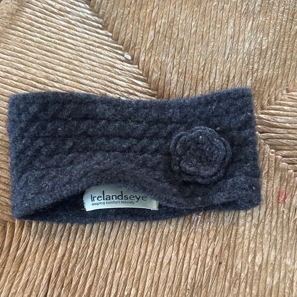 Irelandseye wool and cashmere Kids Gray Headband